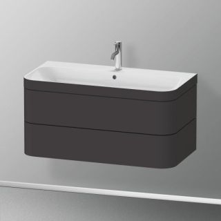 Тумба под раковину Duravit Happy D 2 Plus 77.5 HP4637O8080 подвесная графит