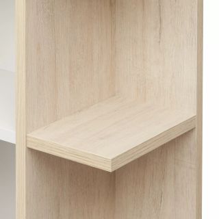 Шкаф-колонна Акватон Сканди белый/дуб верона 1A253403SDB20