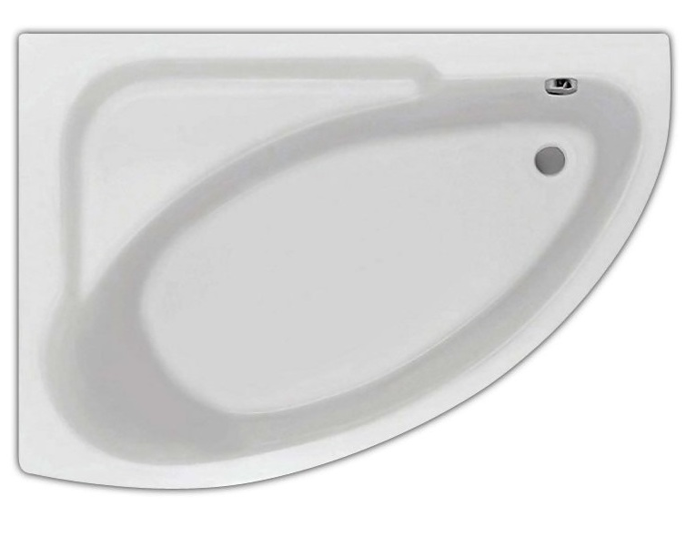 Santek Гоа 150х100 L асимметричная белая 1WH112033