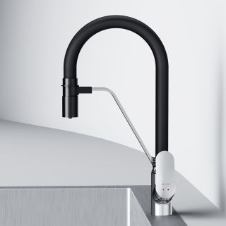 Смеситель для кухни Am.Pm Like F8007802 Черный хром