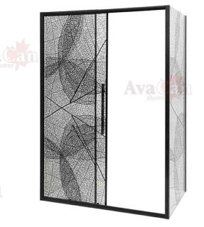 Душевой уголок AvaCan FB 140-160 + SB 90 чёрный