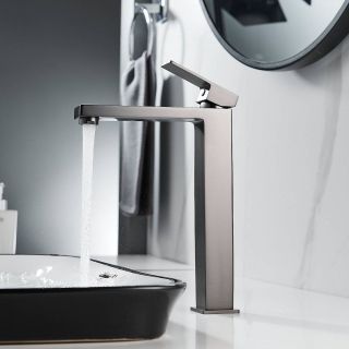 Смеситель для раковины Shevanik S9611T оружейная сталь