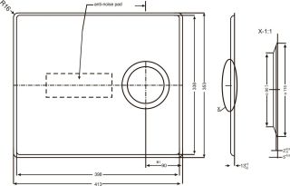 Дно для мойки из акрилового камня Alveus 1114765