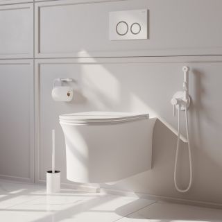 Подвесной унитаз IDDIS Sena SENRDSEi25 безободковый белый