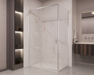 Душевой уголок Vincea Stella VSR-1ST1014CL, 1400*1000, хром, стекло прозрачное