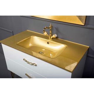 Раковина Armadi Art 110см золото 852-110-G