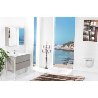 Тумба под раковину Armadi Art Vallessi 80см кашемир 837-080-С