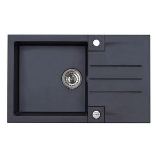 Кухонная мойка Alveus 1090942 Rock 130 Granital Carbon-G91 78x48