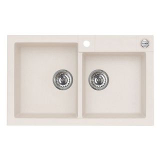 Кухонная мойка Alveus 1090963 Rock 90 Granital Arctic-G11 78x48