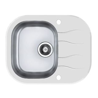 Кухонная мойка Alveus 1102727 Wave 10 белая 62x50