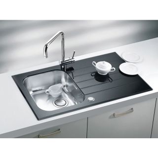Кухонная мойка Alveus 1123820 Glassix Up 10 черная 86x50