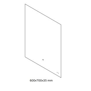 Зеркало Am.Pm X-Joy M85MOX10601S с  LED-подсветкой