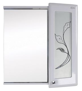 Шкаф-зеркало с подсветкой Onika Валенсия 206532 правый 65см белый