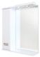 Шкаф-зеркало с подсветкой Onika Балтика 206701 левый 67см белый