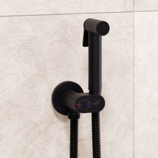 Гигиенический душ со смесителем RGW SP-213B 581408213-04 чёрный
