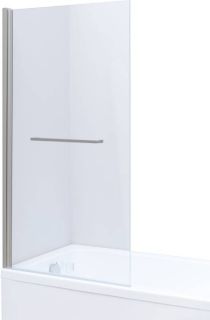 Шторка для ванны Allen Brau Priority 3.31024.BA серебро браш