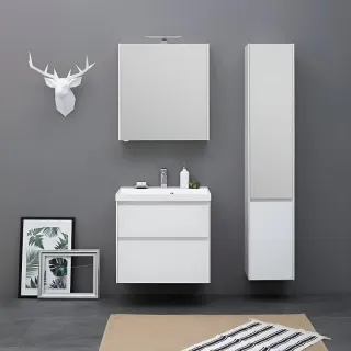 Тумба под раковину Aquanet Гласс 238361 80 см белый