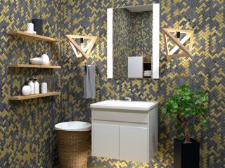 Тумба под раковину Stella Polar Фаворита 60см белый SP-00000167