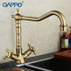 Смеситель для кухни Gappo G4063-4 бронза