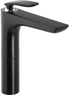 Смеситель для раковины-чаши Kludi Balance чёрный/хром 522968775