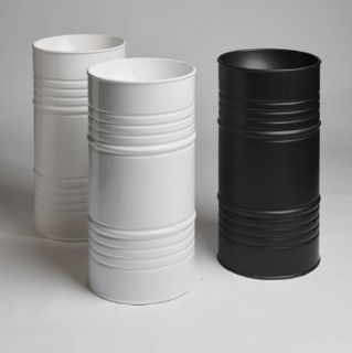 Раковина напольная Kerasan Artwork Barrel 474331 45см слив в стену чёрный матовый