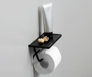 WasserKRAFT Держатель туалетной бумаги с полочкой  K-1525