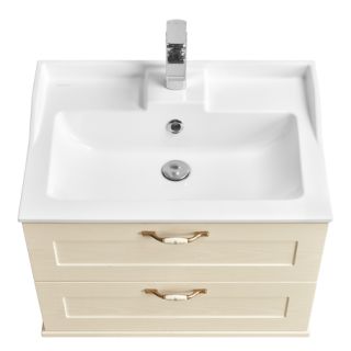 Тумба под раковину Акватон Леон 65см дуб бежевый 1A187001LBPR0