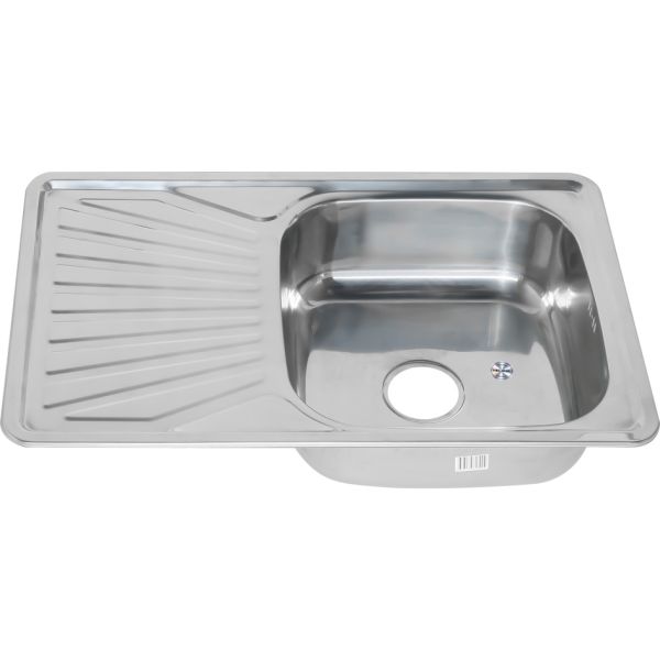 Мойка 7848 U Melana 0,6/160 хром с сифоном (217 t *10)