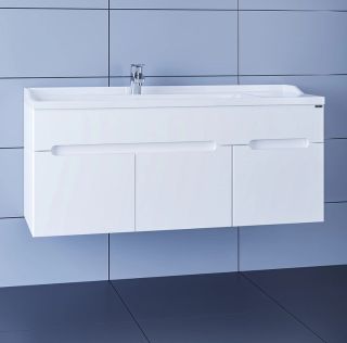 Тумба под раковину СанТа Лондон 224032 120см белый