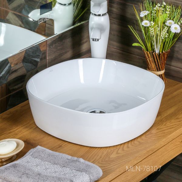 Накладная раковина Melana 78107-805 41см белый