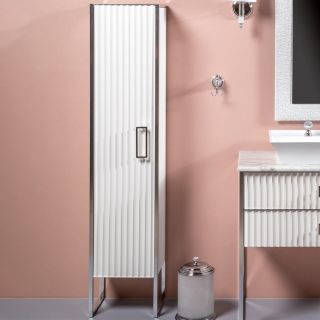 Пенал Armadi Art Monaco 170см белый/хром 868-WCR