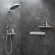 Держатель настенный Hansgrohe Rainfinity Porter 500 26858700 с полкой