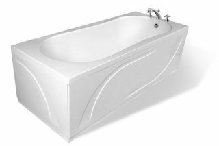 Ванна из литьевого мрамора Эстет Laura silk ФР-00014536 170x70см белый матовый