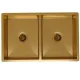Мойка кухонная Reflexion Garda 70-GD RX2170GD брашированное золото