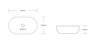 Раковина Milleau Nuage MU7100K-MHGN матовый изумрудный темно-зеленый