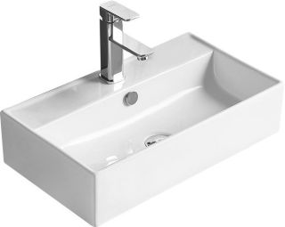 Раковина накладная SantiLine SL-1098 55см белый