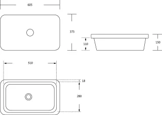 Раковина Milleau Miel MU0042A-GW белый