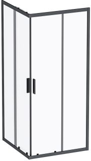 Душевой уголок Am.Pm Gem S 90x90см чёрный матовый W93G-403-090BT