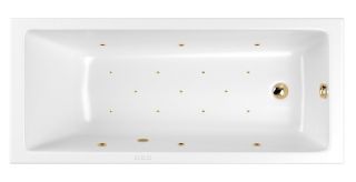Гидромассажная ванна Whitecross Wave Slim 0111.150070.100.RELAX.GL 150x70см Relax золото