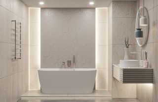 Ванна из искусственного камня Whitecross Pearl B 0215.155078.200 155x78см белый матовый