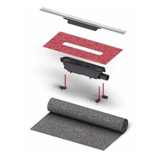 Душевой лоток TECE TECEdrainprofile 670821 80 см чёрный сатин