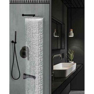 Душевой комплект ALMAes Marita TVZ-8833 чёрный