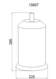 Ведро Boheme Murano хром 10914-CR