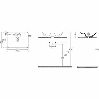 Раковина Allen Brau Fantasy 4.11015.20 Белая