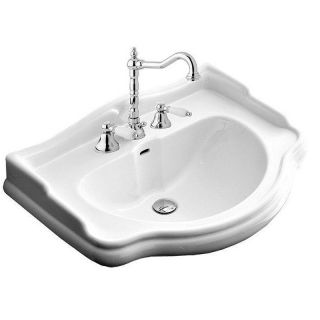 Раковина Kerasan Retro 104601*3 белая 69 см