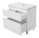 Напольная тумба под раковину Misty Лаки 80 см П-Лак-01080-0112Я белый