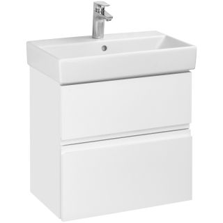 Тумба под раковину Roca Oleta 857639806 56.4 см Белый глянец