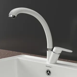 Смеситель для кухни GranFest 3323 иней