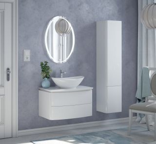 Тумба под раковину Corozo Огайо Z2 75см белый SD-00000609