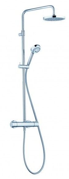 Душевая стойка Kludi Logo Dual shower system с термостатом хром 6809205-00